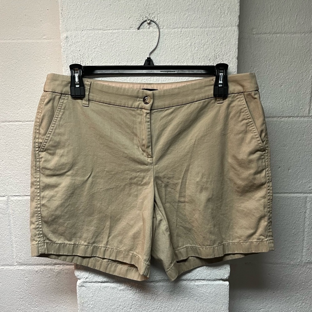 J. Crew Tan Bermuda Shorts Classic Cotton Blend